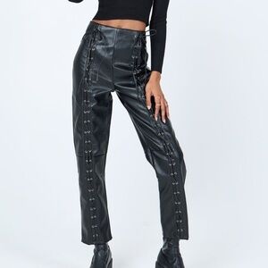 NWT Princess Polly Kola PU Leather Pants | Size 2